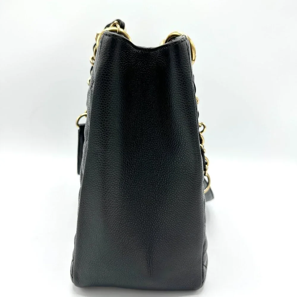 Chanel CC Black Caviar Grand Shopping Tote - Picture 2 of 10
